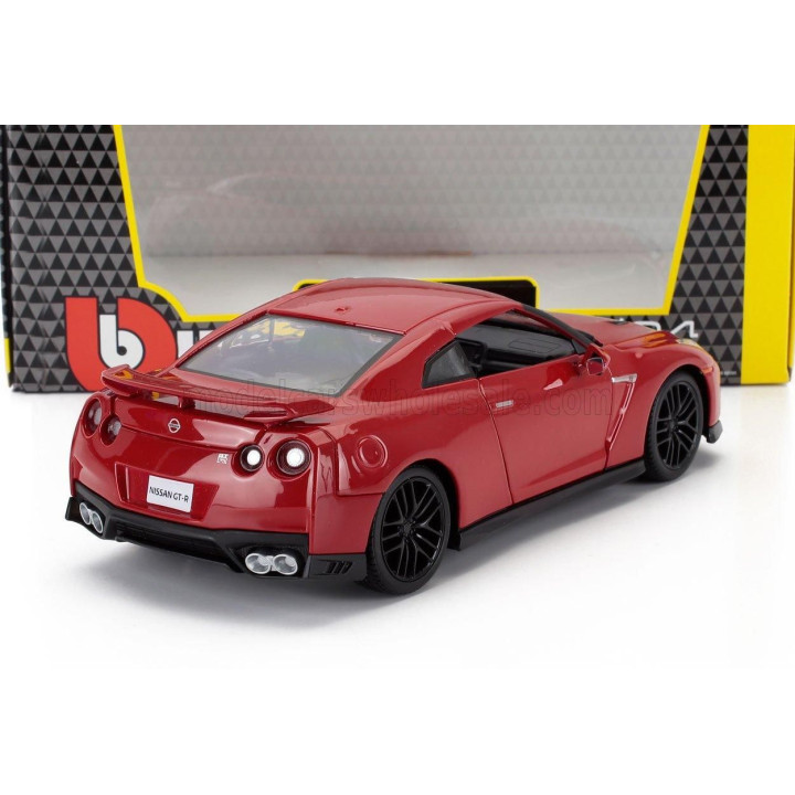 BURAGO NISSAN GT-R (R35) COUPE 2017 - RED 1/24