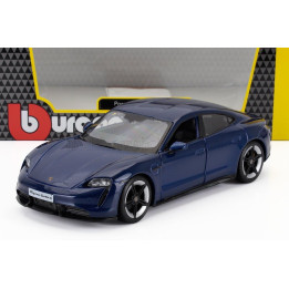 BURAGO PORSCHE TAYCAN 2019 - GENTIAN BLUE 1/24