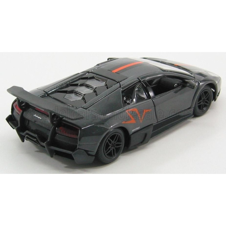 BURAGO LAMBORGHINI MURCIELAGO LP670-4 SV SUPERVELOCE CHINA LIMITED EDITION 2011 - GREY MET 1/24