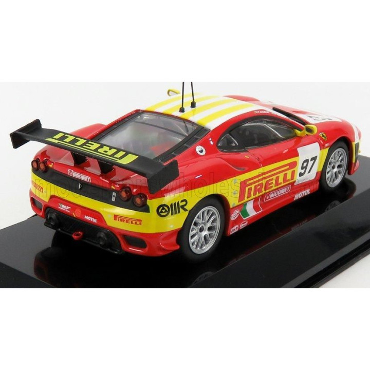 BURAGO FERRARI F430GT 4.0L V8 TEAM BMS SCUDERIA ITALIA N 97 2nd LMGT2 CLASS 24h LE MANS 2008 MATTEO MALUCELLI - PAOLO RUBERTI - 