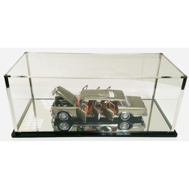 CMC VETRINA DISPLAY BOX FOR CAR 1/18 - 1/12 - BASE MIRROR Lungh.cm 50.0 X Largh.cm 23.0 X Alt.cm 20.5 (altezza interna cm 18.5) 