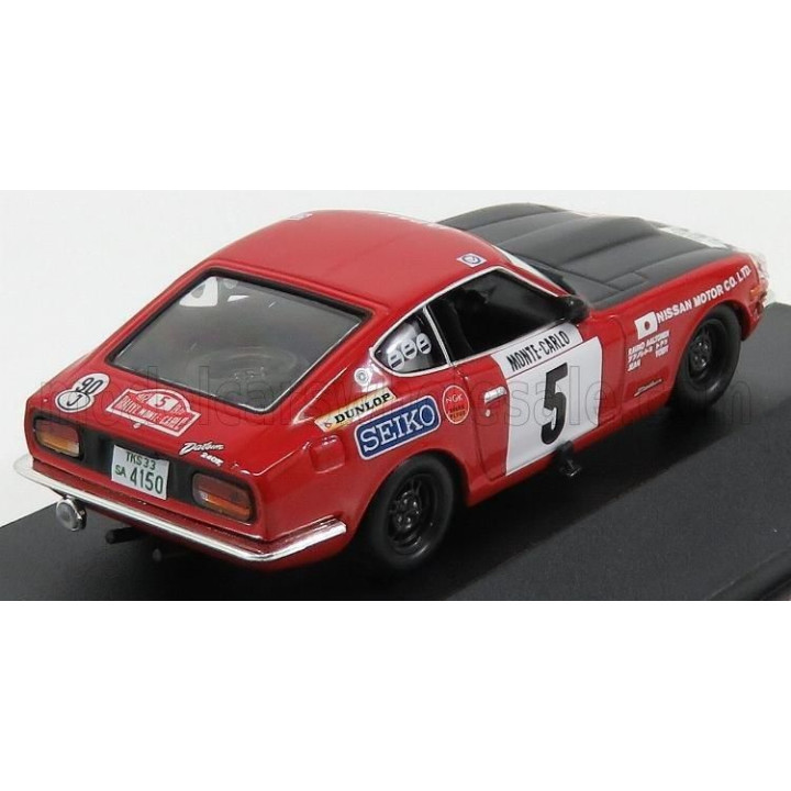 EDICOLA NISSAN DATSUN N 5 RALLY MONTECARLO 1972 R.AALTONEN - J.TODT - RED BLACK 1/43