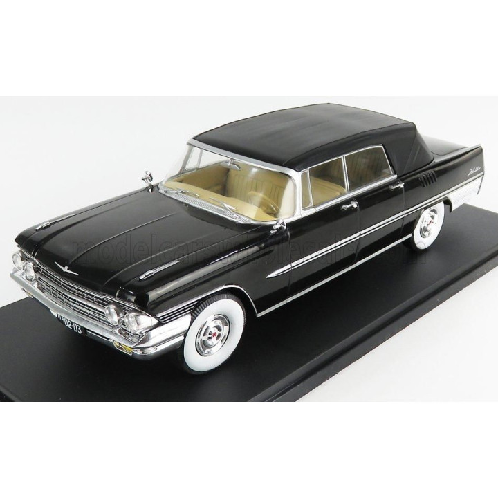 EDICOLA ZIL 111D CABRIOLET CLOSED 1956 - DAMAGE BLISTER BOX - BLACK 1/24