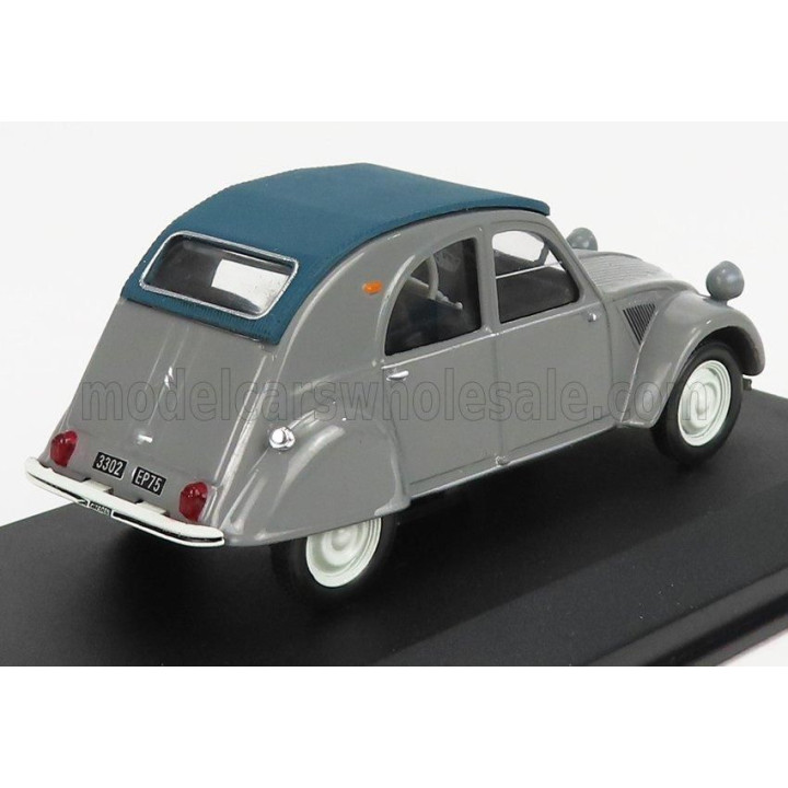 EDICOLA CITROEN 2CV CABRIOLET CLOSED 1957 - GREY 1/43