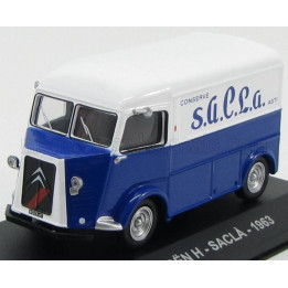 EDICOLA CITROEN TYPE-H VAN SACLA 1963 - BLUE WHITE 1/43