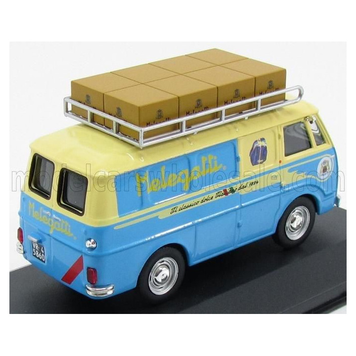 EDICOLA ALFA ROMEO ROMEO 2 VAN 1956 - IL CLASSICO DOLCE ITALIANO MELEGATTI - LIGHT BLUE YELLOW 1/43