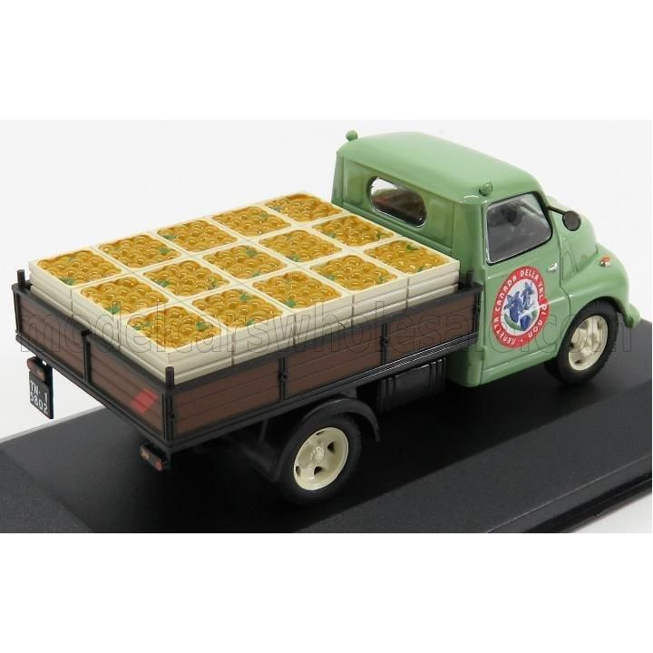 EDICOLA FIAT 615N TRUCK CONSORZIO MELE VAL DI NON 1953 - GREEN BROWN 1/43