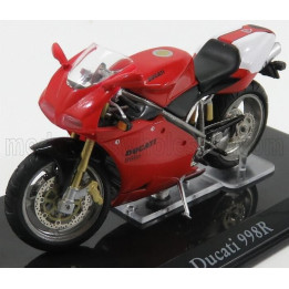 EDICOLA DUCATI 998R - DAMAGE DISPLAY BOX - RED WHITE 1/24