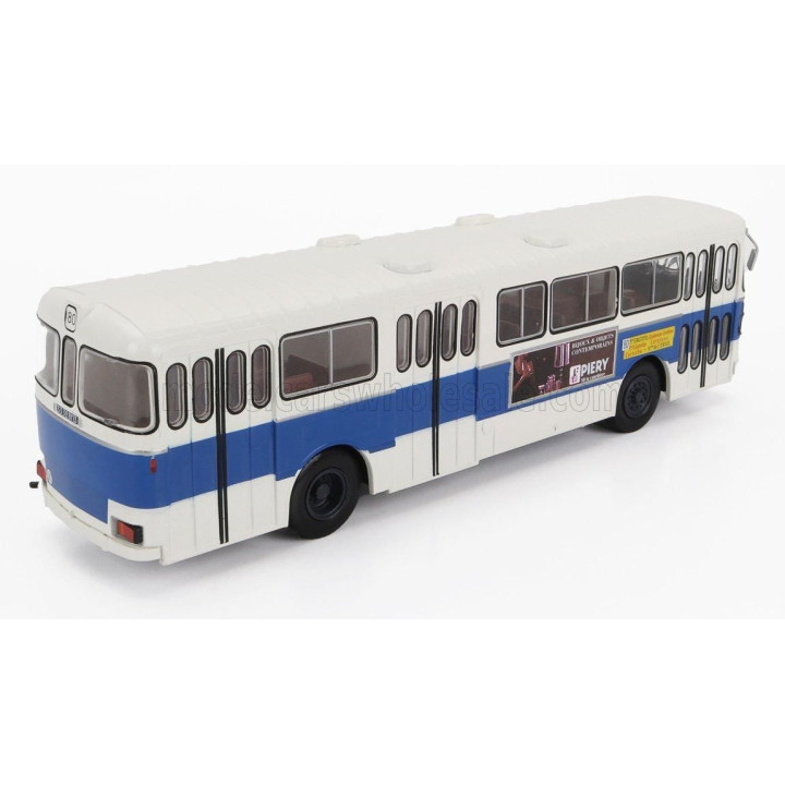 EDICOLA BERLIET PHL100 RATVM AUTOBUS MARSEILLE FRANCE 1962 - WHITE BLUE 1/43