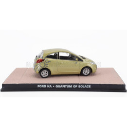 EDICOLA FORD ENGLAND KA 2009 - QUANTUM OF SOLACE - 007 JAMES BOND - DANIEL CRAIG - MOVIE 2008 - SAND MET 1/43