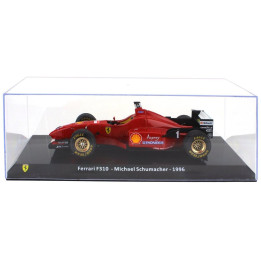 EDICOLA FERRARI F1  F310 N 1 SEASON GP 1996 MICHAEL SCHUMACHER - CON VETRINA - WITH SHOWCASE - RED 1/24
