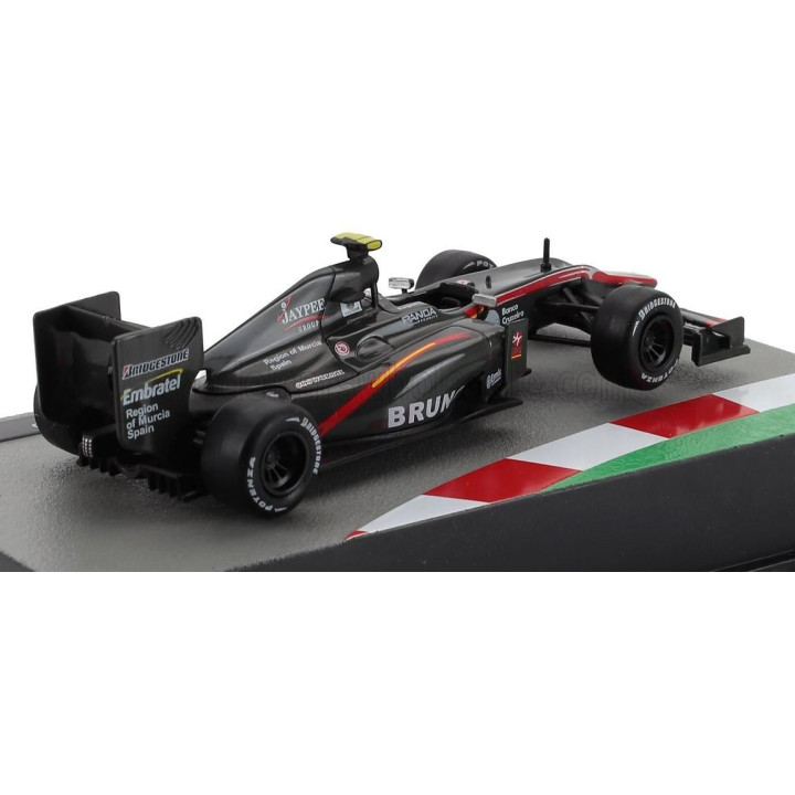 EDICOLA HRT F1  F110 COSWORTH N 21 BRAZILIAN GP 2010 BRUNO SENNA - GREY 1/43