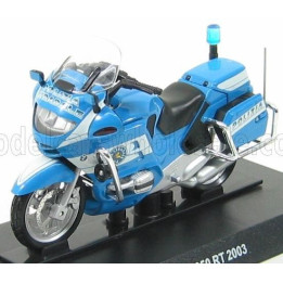 EDICOLA BMW R850RT POLIZIA STRADALE 2003 - MOTORCYCLE - BLUE WHITE 1/24