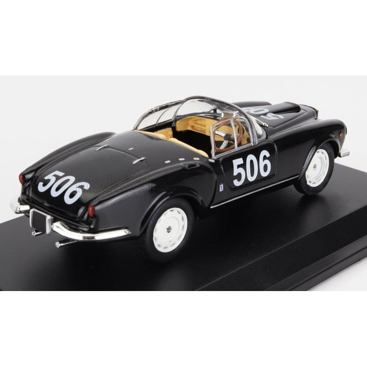 EDICOLA LANCIA AURELIA B24 SPIDER N 506 MILLE MIGLIA 1956 - BLACK 1/43
