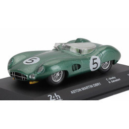 EDICOLA ASTON MARTIN DBR1 3.0L SPIDER TEAM DAVID BROWN RACING DEPT. N 5 WINNER 24h LE MANS 1959 ROY SALVADORI - CARROLL SHELBY -