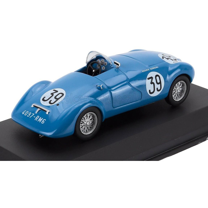 EDICOLA SIMCA 8 1.1L TEAM GORDINI N 39 24h LE MANS 1939 AMEDEE GORDINI - JOSE SCARON - BLUE 1/43