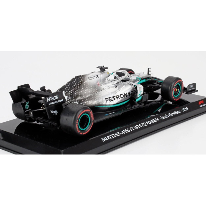 EDICOLA MERCEDES GP F1  W10 EQ POWER+ TEAM AMG PETRONAS MOTORSPORT N 44 WORLD CHAMPION SEASON 2019 LEWIS HAMILTON - BLISTER BOX 