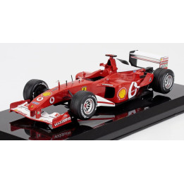 EDICOLA FERRARI F1  F2002 N 1 WORLD CHAMPION SEASON 2002 MICHAEL SCHUMACHER - BLISTER BOX - RED WHITE 1/24