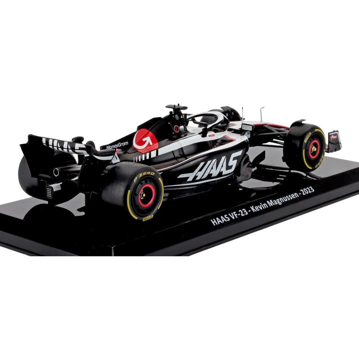 EDICOLA HAAS F1  VF-23 TEAM MONEYGRAM HAAS N 20 SEASON 2023 KEVIN MAGNUSSEN - BLISTER BOX - WHITE BLACK RED 1/24