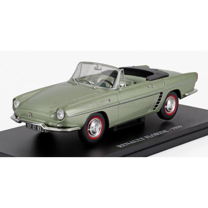 EDICOLA RENAULT FLORIDE 1959 - CON VETRINA - WITH SHOWCASE - GREEN MET 1/24