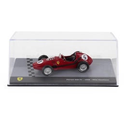 EDICOLA FERRARI F1 DINO 246 N 5 WORLD CHAMPION SEASON 1958 MIKE HAWTHORN - CON VETRINA - WITH SHOWCASE - RED 1/43