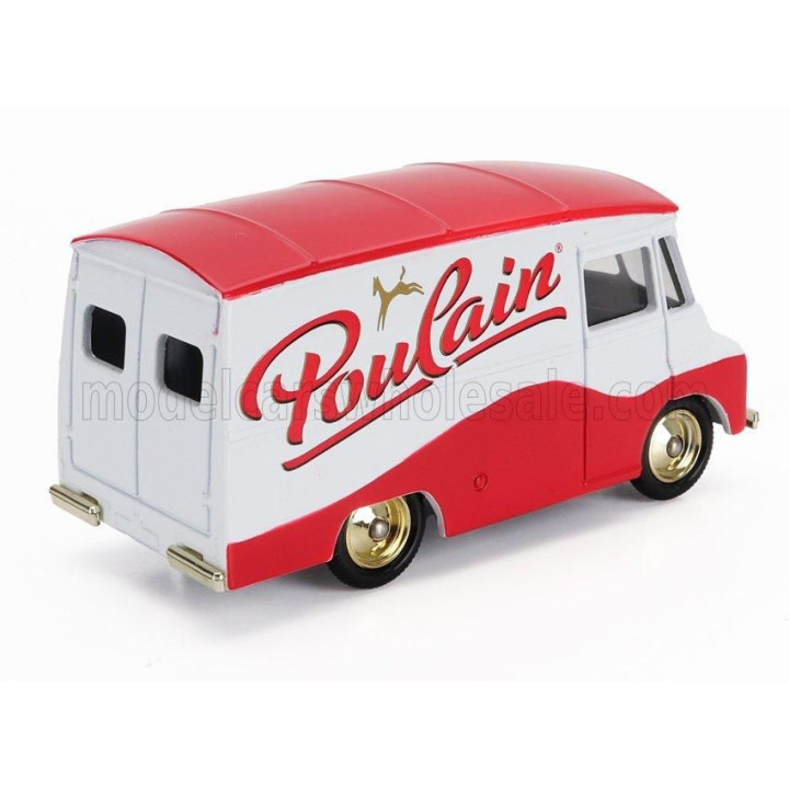 EDICOLA MORRIS LD 150 TRUCK POULAIN 1959 - RED WHITE 1/50