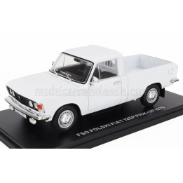 EDICOLA POLSKI FIAT 125P PICK-UP 1975 - BLISTER BOX - WHITE 1/24