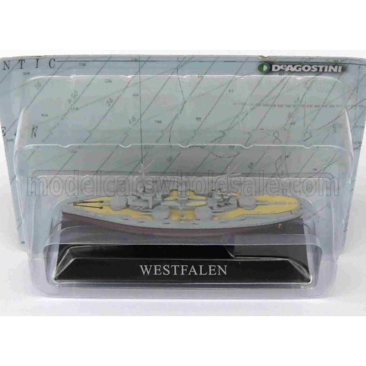 EDICOLA WARSHIP WESTFALEN BATTLESHIP GERMANY 1909 - MILITARY 1/1250