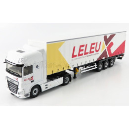 ELIGOR DAF XF460 MY 2017 TRUCK LELEU TRANSPORTS 2017 - WHITE YELLOW RED 1/43