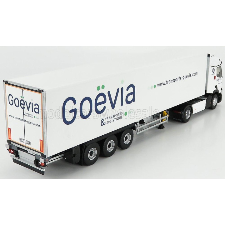 ELIGOR RENAULT T460 TRUCK CASSONATO GOEVIA TRANSPORTS 2016 - WHITE 1/43