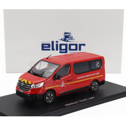 ELIGOR RENAULT TRAFIC MINIBUS BSPP SAPEURS POMPIERS DE PARIS 2022 - RED 1/43