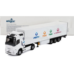 ELIGOR VOLVO FH AERO TRUCK CASSONATO PECH TRANSPORTS 2024 - WHITE 1/43