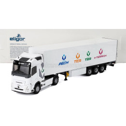 ELIGOR VOLVO FH AERO TRUCK CASSONATO TBR TRANSPORTS 2024 - WHITE 1/43