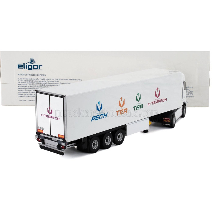 ELIGOR VOLVO FH AERO TRUCK CASSONATO INTERPECH TRANSPORTS 2024 - WHITE 1/43