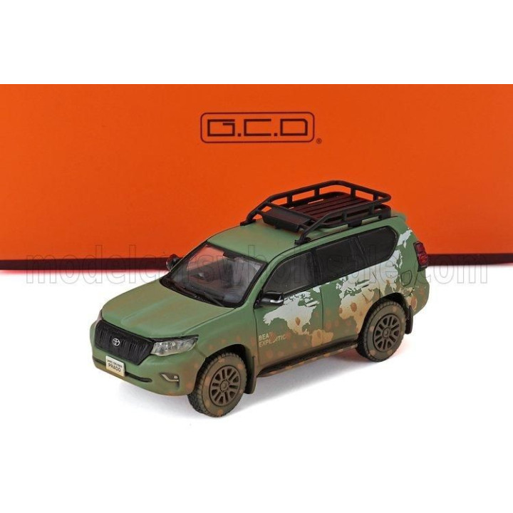 GCD MODELS TOYOTA LAND CRUISER PRADO 150 2021 - CAMOUFLAGE 1/64