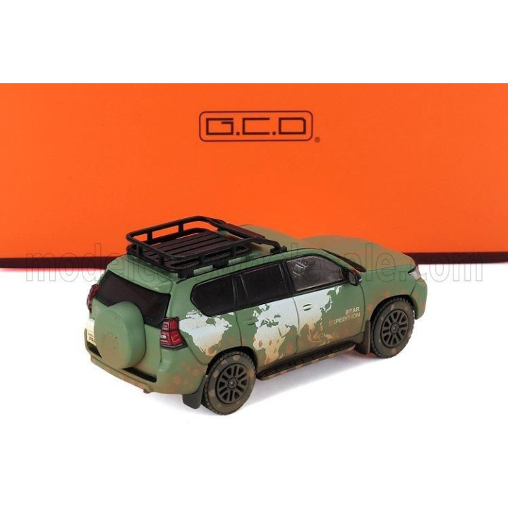 GCD MODELS TOYOTA LAND CRUISER PRADO 150 2021 - CAMOUFLAGE 1/64