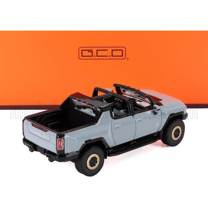 GCD MODELS GMC HUMMER EV 2022 - LIGHT GREY 1/64