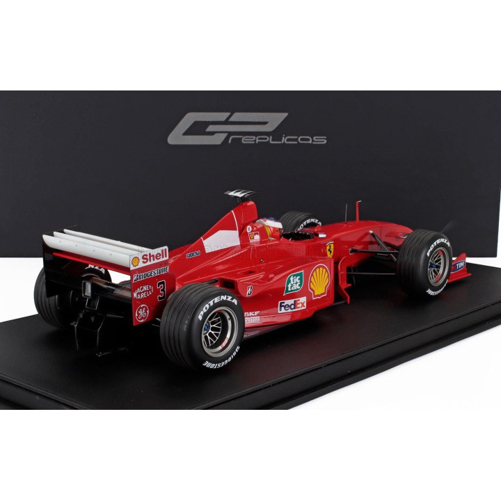 GP REPLICAS FERRARI F1  F399 SCUDERIA FERRARI N 3 WINNER MONACO GP MONTECARLO (with pilot figure) 1999 MICHAEL SCHUMACHER - RED 