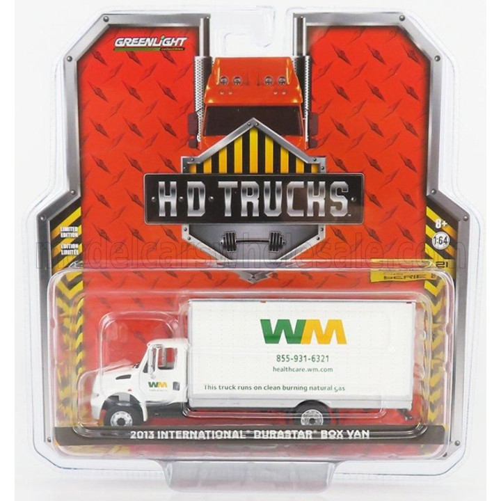 GREENLIGHT TRUCK DURASTAR TRUCK WASTE MANAGMENT 2013 - WHITE 1/64