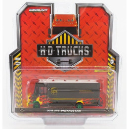 GREENLIGHT TRUCK TRUCK UNITED PARCEL SERVICE UPS 2019 - GREEN WHEELS - BLACK 1/64
