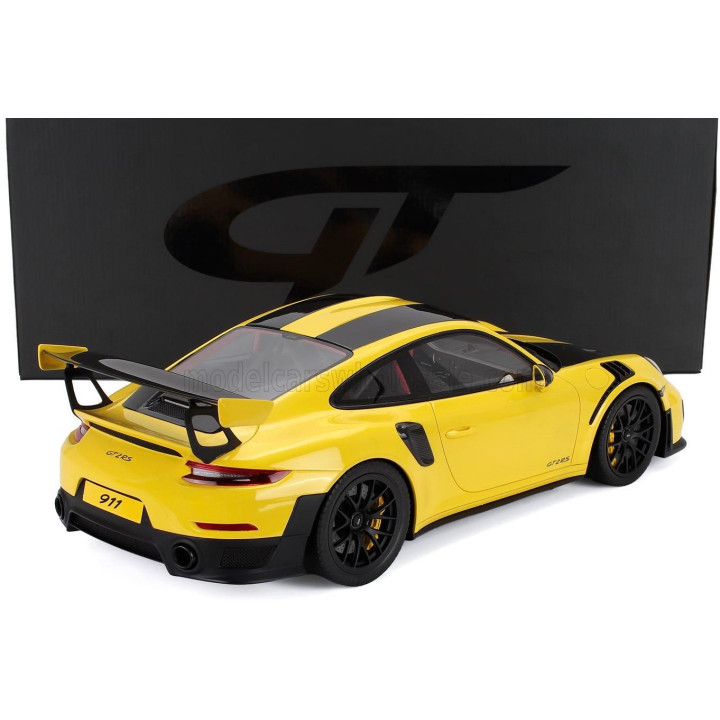 GT SPIRIT PORSCHE 911 991-2 GT2 RS COUPE 2018 - YELLOW BLACK 1/12