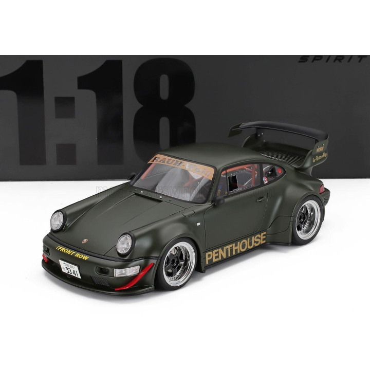 GT SPIRIT PORSCHE 911 964 RWB PENTHOUSE COUPE 2008 - GREEN 1/18
