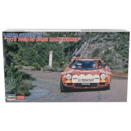 HASEGAWA LANCIA STRATOS HF N 6 WINNER RALLY TOUR DE CORSE 1975 BERNARD DARNICHE - ALAIN MAHE 1/24
