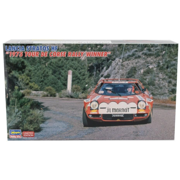 HASEGAWA LANCIA STRATOS HF N 6 WINNER RALLY TOUR DE CORSE 1975 BERNARD DARNICHE - ALAIN MAHE 1/24