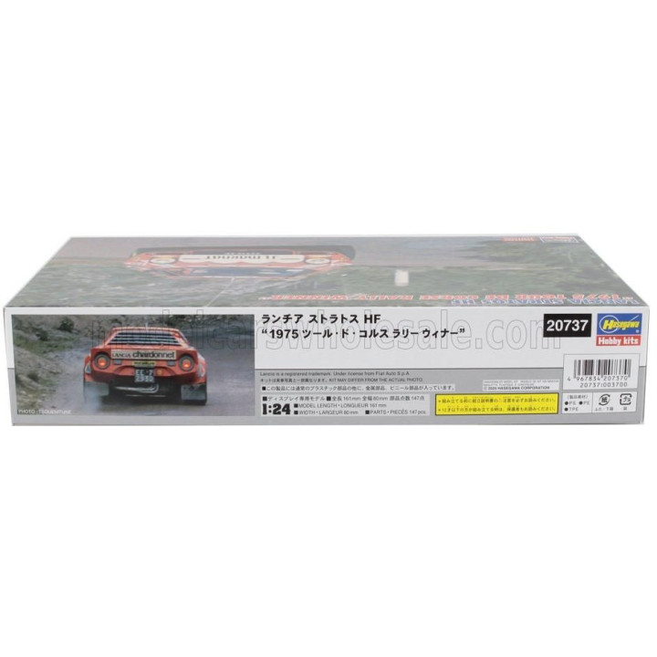 HASEGAWA LANCIA STRATOS HF N 6 WINNER RALLY TOUR DE CORSE 1975 BERNARD DARNICHE - ALAIN MAHE 1/24