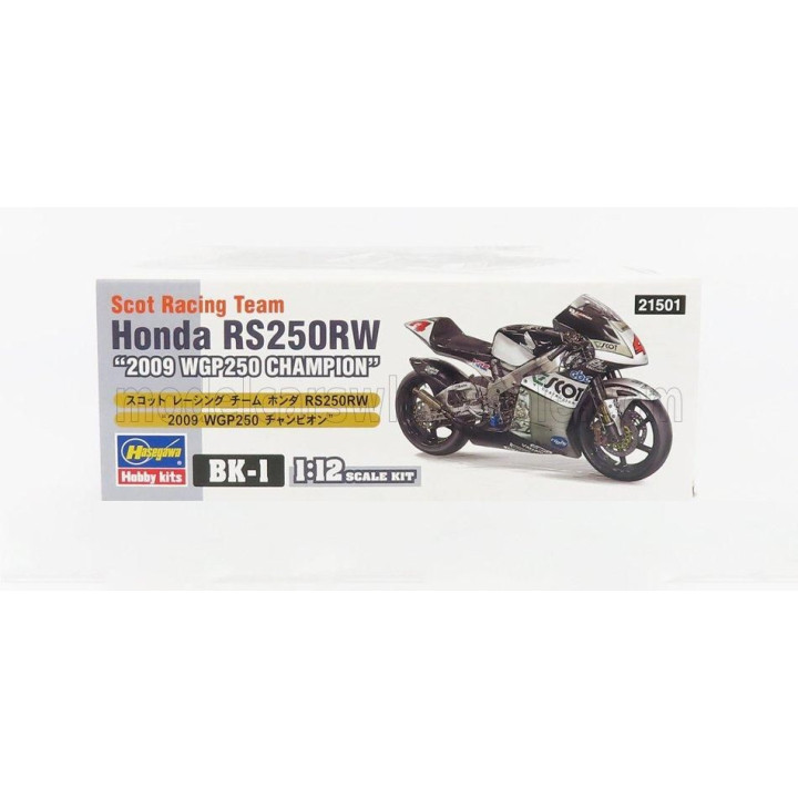 HASEGAWA HONDA RS250RW N 4 250GP CHAMPION SEASON 2009 H.AOYAMA 1/12