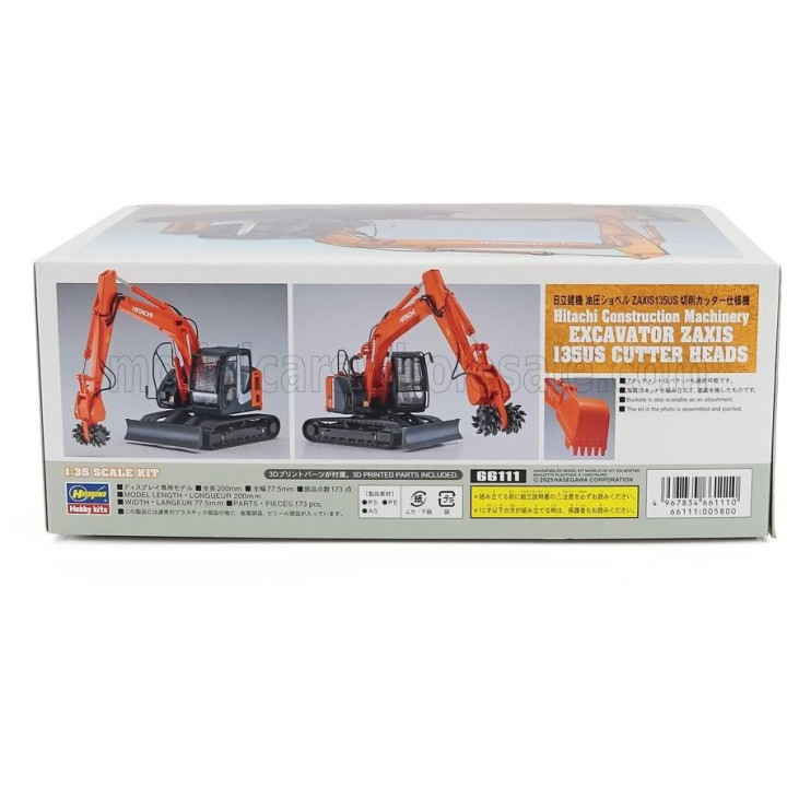 HASEGAWA HITACHI FIAT I35US ZAXIS ESCAVATORE CINGOLATO TRACTOR 2012 - EXCAVATOR 1/35