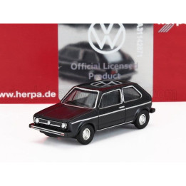 HERPA VOLKSWAGEN GOLF MKI 1976 - BLACK 1/120