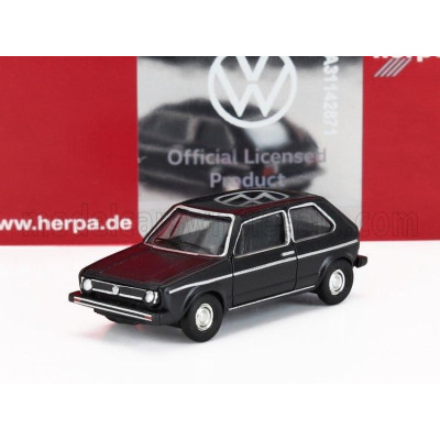 HERPA VOLKSWAGEN GOLF MKI 1976 - BLACK 1/120