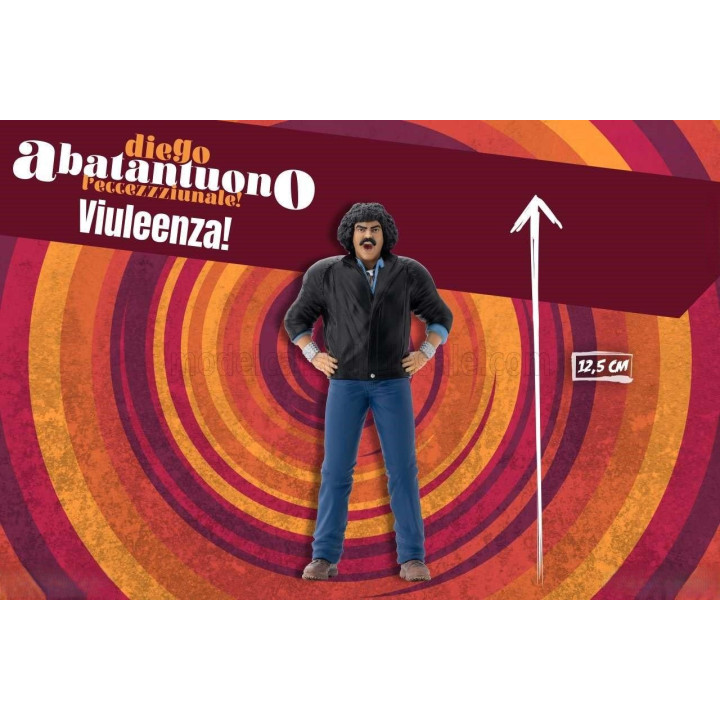 INFINITE STATUE FIGURES DIEGO ABATANTUONO L'ECCEZZZIUNALE ! - VIULEENZA ! - BLACK BLUE 1/18